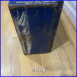 VTG L. Steiner Stampak Inter-American Stamp Vending Machine Coin Operated Rare