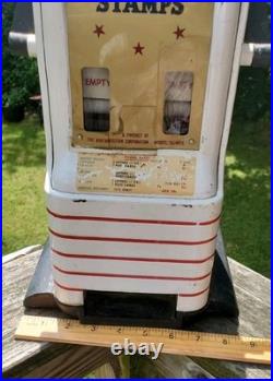 VTG Northwestern U. S. Postage Stamp Vending Machine 1960s Americana USPS Collect