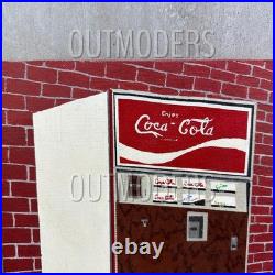 VTG Original Painting Mid Century Modern Coca-Cola Machine Vending Machine Retro