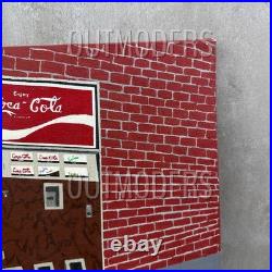 VTG Original Painting Mid Century Modern Coca-Cola Machine Vending Machine Retro