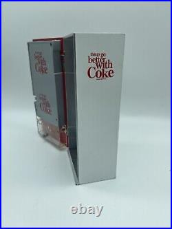 VTG Rare 1996 Coca Cola Mini Vending Machine Rare Tested Working Sings & Lights