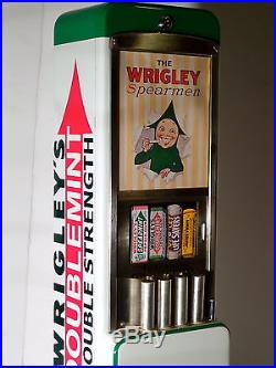 VTG Rowe Wrigleys Vending Machine, coin op gum/mint, cigar, LifeSavers, Wrigley Sign