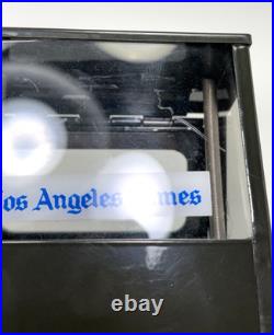 VTG Scale Model Los Angeles Times Newspaper Vending Machine Rack Green 6x5x4