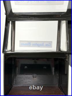 VTG Scale Model Los Angeles Times Newspaper Vending Machine Rack Green 6x5x4