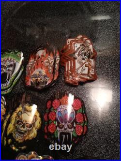 VTG The Gates Of HELL vending Machine Prism Horror Stickers. 9 Sets + 49 Extra