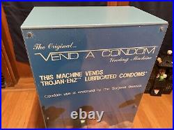 Vend A Condom VINTAGE CONDOM / NOVELTY VENDING MACHINE