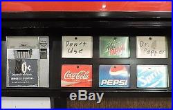 Vendo V-192-6 Vintage Pull Tab Coke Can Soda Pop Vending Machine Late 60s-70s