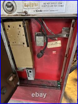 Vendo V-63 Coca-Cola Vintage Soda Vending Machine Cold Beverage