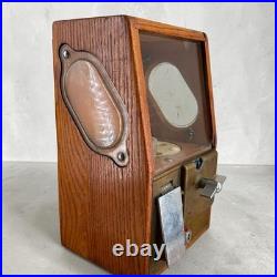 Victor Vending Chicago IL Baby Grand Vintage Wooden Penny Candy Machine