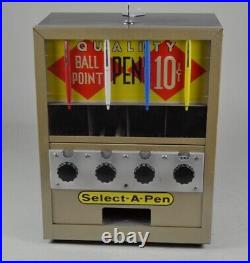 Vintage 10¢ Ballpoint Pen Vending Machine withKEY