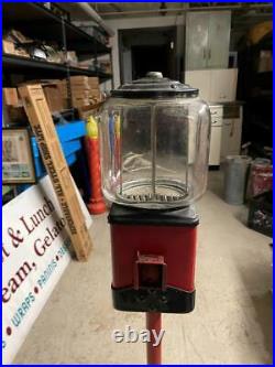 Vintage 10 Cent Candy And Gum Vending Machine 1950's All Original