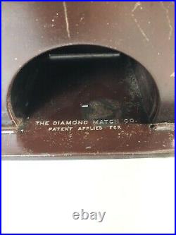 Vintage 1910-1920 Vintage Diamond Matches One Cent Vending Machine