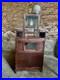 Vintage 1920 Holcomb & Hoke Wood Antique Popcorn Machine Movie Theater Sales