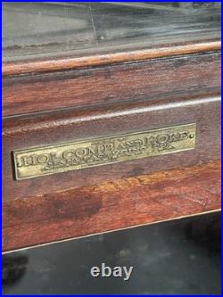 Vintage 1920 Holcomb & Hoke Wood Antique Popcorn Machine Movie Theater Sales