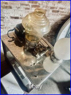 Vintage 1920 Holcomb & Hoke Wood Antique Popcorn Machine Movie Theater Sales