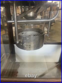 Vintage 1920 Holcomb & Hoke Wood Antique Popcorn Machine Movie Theater Sales