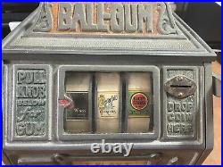 Vintage 1930 Dandy Vendor Slot Machine Simulator Vending Gumball Cigarette