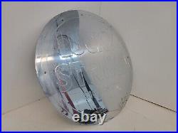 Vintage 1930`s Lucky Strike Cigarettes Embossed Mirror Sign for Vending Machine
