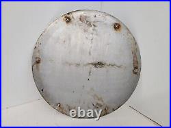 Vintage 1930`s Lucky Strike Cigarettes Embossed Mirror Sign for Vending Machine