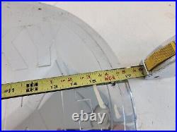 Vintage 1930`s Lucky Strike Cigarettes Embossed Mirror Sign for Vending Machine