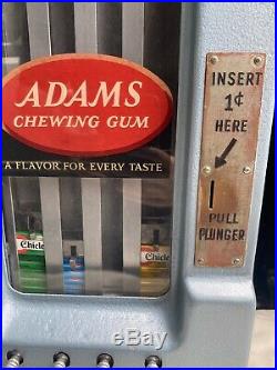 Vintage 1930s Adams Chewing Gum Vending Machine