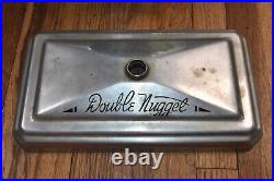 Vintage 1930s Double Nugget Penny Candy Nut Peanut Gumball Coin Operated Machine