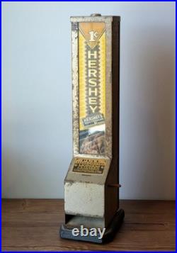 Vintage 1930s Moderne Vendor 1¢ Hershey's Milk Chocolate Bar Vending Machine 18