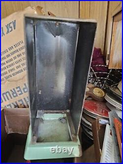 Vintage 1930s Shipman Coin Operated Porcelain Postage Stamp Machine