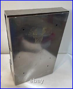 Vintage 1937 Mills Chewing Gum Vending Machine Coin-Op Stainless Steel Chrome