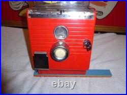 Vintage 1940's Northwestern Il. Hot Nuts Heated 5 Cents Vending Machine! Gumball