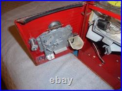 Vintage 1940's Northwestern Il. Hot Nuts Heated 5 Cents Vending Machine! Gumball