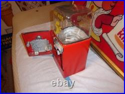 Vintage 1940's Northwestern Il. Hot Nuts Heated 5 Cents Vending Machine! Gumball