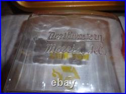 Vintage 1940's Northwestern Il. Hot Nuts Heated 5 Cents Vending Machine! Gumball