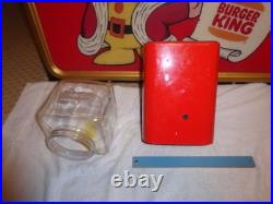 Vintage 1940's Northwestern Il. Hot Nuts Heated 5 Cents Vending Machine! Gumball