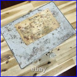 Vintage 1940s US Postage Stamp Vending Machine with Replacement Lock