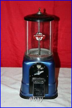 Vintage 1940s Victor Universal 1 cent Gumball or Peanut Machine