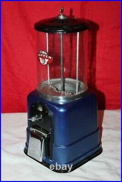 Vintage 1940s Victor Universal 1 cent Gumball or Peanut Machine