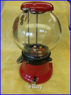 Vintage 1946 Columbus Model 46 G Penny Coin Op Gumball Vending Machine