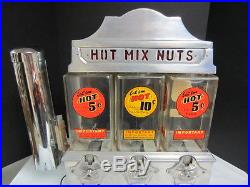Vintage 1947 Coin Operated Challenger Hot Nut Vendor Machine