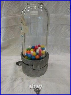 Vintage 1950 Penny Atlas Midget Gumball Vending Machine Chlorophyll Gum Original