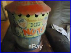 Vintage 1950'S D-LUX Nuts Big Top Circus Peanut Warmer Dispenser Motion Lamp