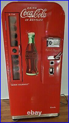 Vintage 1950's 1955 H81A Vendo 10 Cent Vending Machine Coca-Cola Coke AWESOME