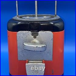 Vintage 1950's Acorn 1 penny gumball peanuts machine Works No Globe