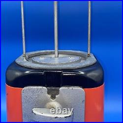Vintage 1950's Acorn 1 penny gumball peanuts machine Works No Globe