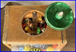 Vintage 1950's Baby Grand Victor Charm Vending Machine With Charms No Key