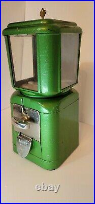 Vintage 1950's Bell National 5 Cent Gumball / Candy Vending Machine