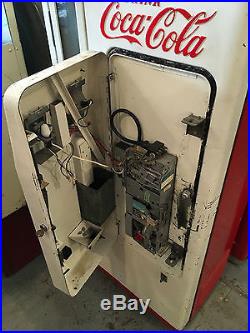 Vintage 1950's Cavalier 72 Coca Cola Vending Machine Coke Cooler Works Great