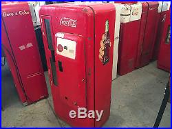 Vintage 1950's Cavalier 72 Coca Cola Vending Machine Coke Cooler restoration