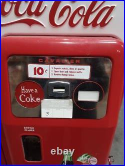 Vintage 1950's Cavalier Corp CS-72-B Coca-Cola Vending Machine Restored