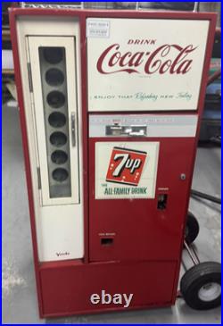 Vintage 1950's Coca Cola Coke Vendo Vending Machine Key Included